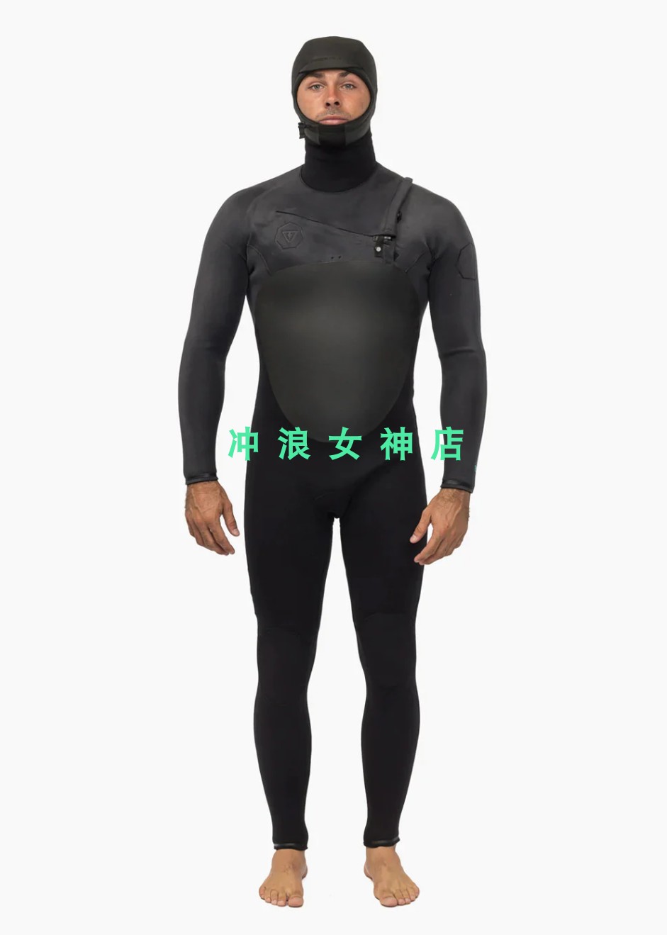 Vissla5/4mm戴帽全身冲浪防寒服浮潜水服湿衣FULL HOODED WETSUIT