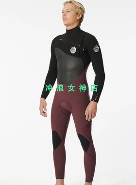 Rip Curl3mm冲浪防寒服全身潜水服湿衣防晒衣男Flashbomb wetsuit