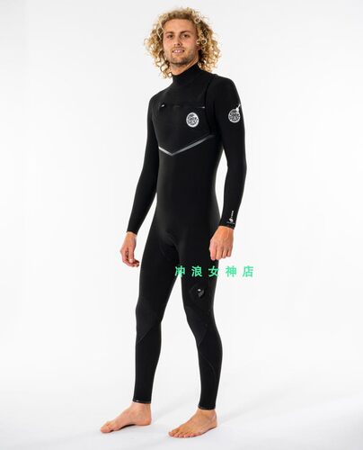 全身防寒服ripcurl冲浪黑色男