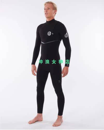 Rip Curl4/3mm冲浪防寒服潜水衣全身冬男Flashbomb surf fullsuit