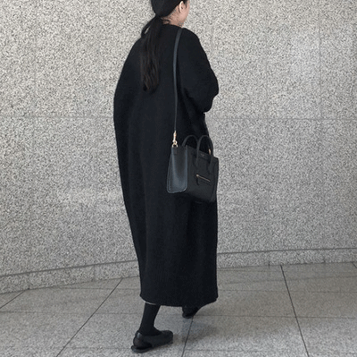 韩国秋冬新款慵懒百搭针织开衫