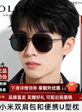 新年礼物暴龙眼镜太阳镜男开车驾驶防紫外线防强光偏光墨镜BL8068