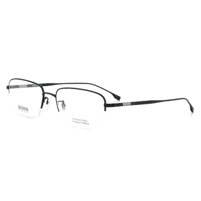 HugoBoss钛合金商务半框眼镜架
