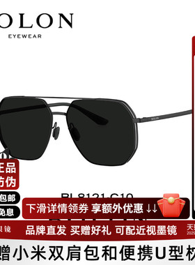 BOLON暴龙眼镜新品双梁偏光太阳镜飞行员开车驾驶墨镜男BL8121