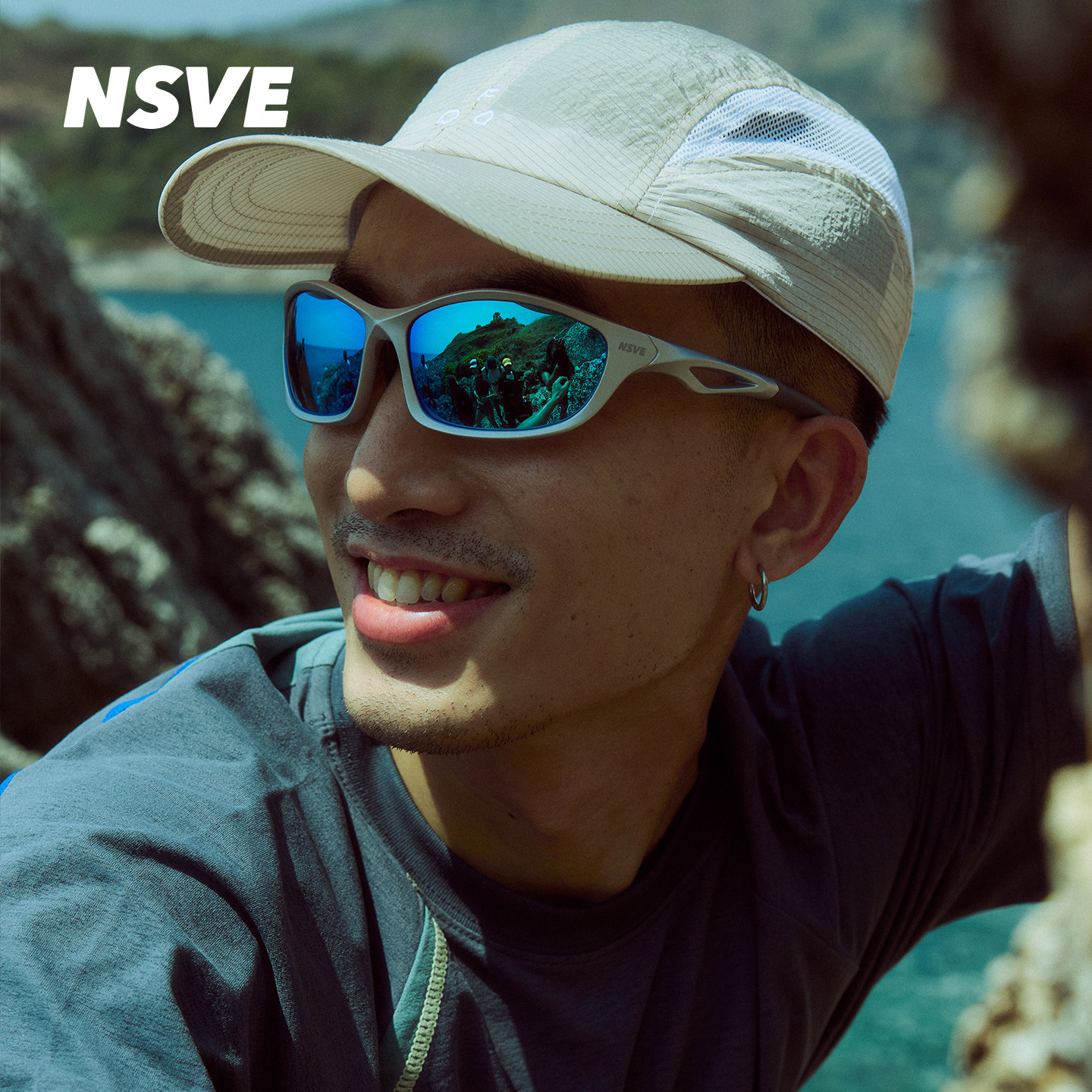 NSVE太阳镜运动潮流男女偏光墨镜复刻系列可配近视度数镜片40026