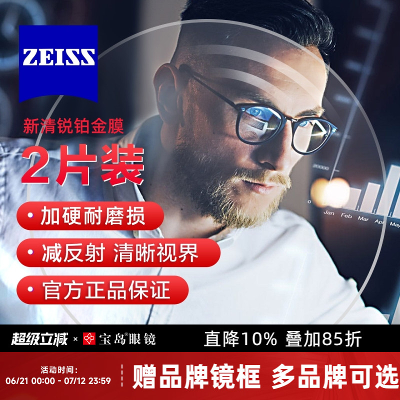 德国蔡司1.74防蓝光镜片