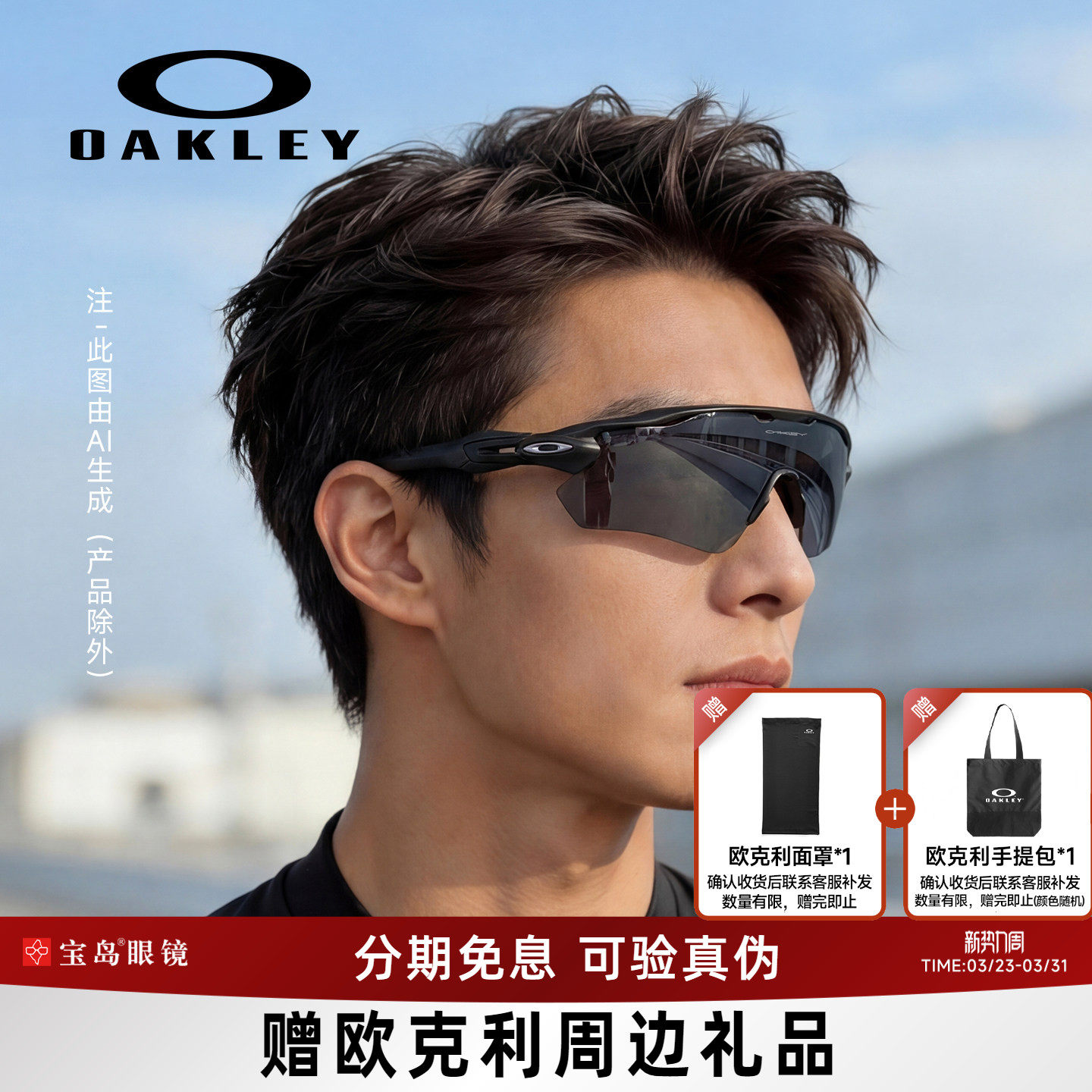 Oakley欧克利太阳镜男女骑行跑步运动眼镜可选偏光变色近视镜9