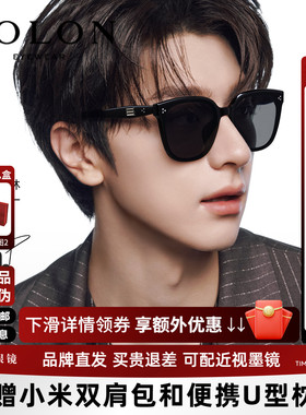 暴龙眼镜26新品经典百搭墨镜女款可选偏光方圆框太阳镜男BL3250