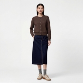 质仓良织26春上新圆领羊绒羊毛针织开衫 外套女