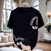 一折专区 奥特莱斯单品美式 重磅纯棉短袖 T恤宽松夏季 圆领上衣