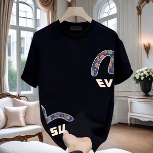 T恤宽松夏季 重磅纯棉短袖 奥特莱斯单品美式 圆领上衣 一折专区