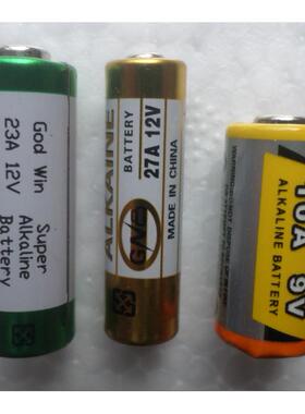 卷闸门车库门控制器23A12V电池 卷帘门窗控制器电池23A12V10A9V