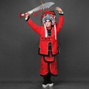 戏曲刽子手服装京剧武生刀斧手戏服打手兵衣龙套戏剧舞台装演出服