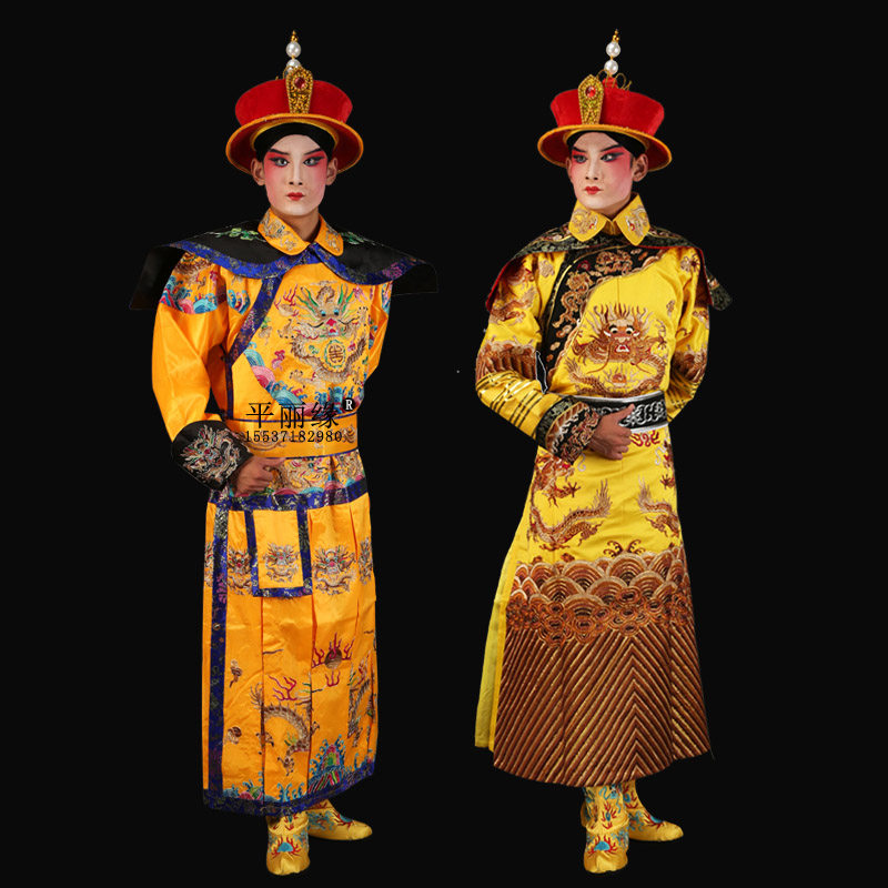 清朝皇帝服官服朝服旗装戏服喜服古装影视皇上龙袍古代帝王乾隆服
