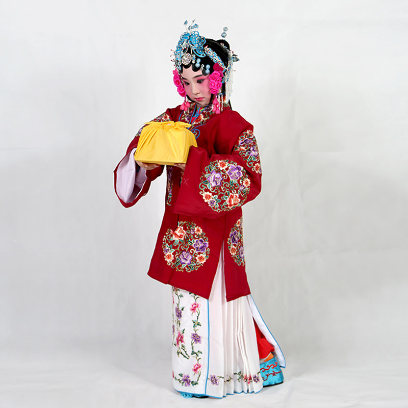 京剧小孩穆桂英戏曲古装儿童服装