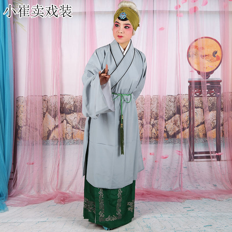 老旦戏曲服装老旦戏服戏曲服饰老旦衣贫穷老斗衣短道袍素道袍褶子