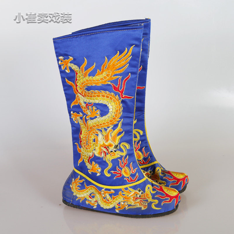 变脸花木兰武生将军绣龙古典舞鞋