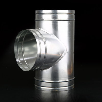 镀锌T三通直径Φ100排烟管道换气扇浴霸排风管三通接头Y型三通