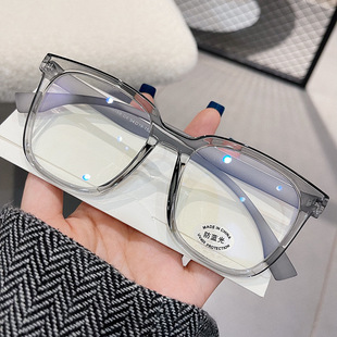 无螺丝全树脂高考监狱看守所近视眼镜男女可配有度数无金属专用潮
