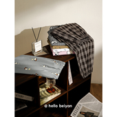 柔软棉睡裤 女休闲宽松大码 家居裤 贝妍春秋新款 可外穿遛弯格子长裤