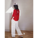 短袖 长裤 史努比套装 贝妍新年红睡衣女夏薄款 本命年大码 凉感家居服