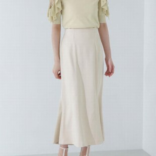 通勤OL半身裙休闲百搭显瘦 纯色中长款 20342日单女装 NBB春夏季