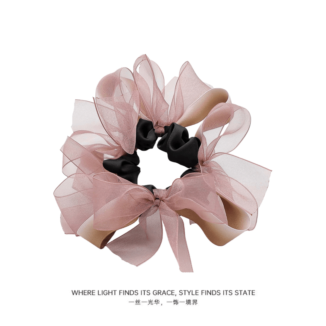 许我耀眼 许妍慵懒风优雅日常蝴蝶结发圈GS9224