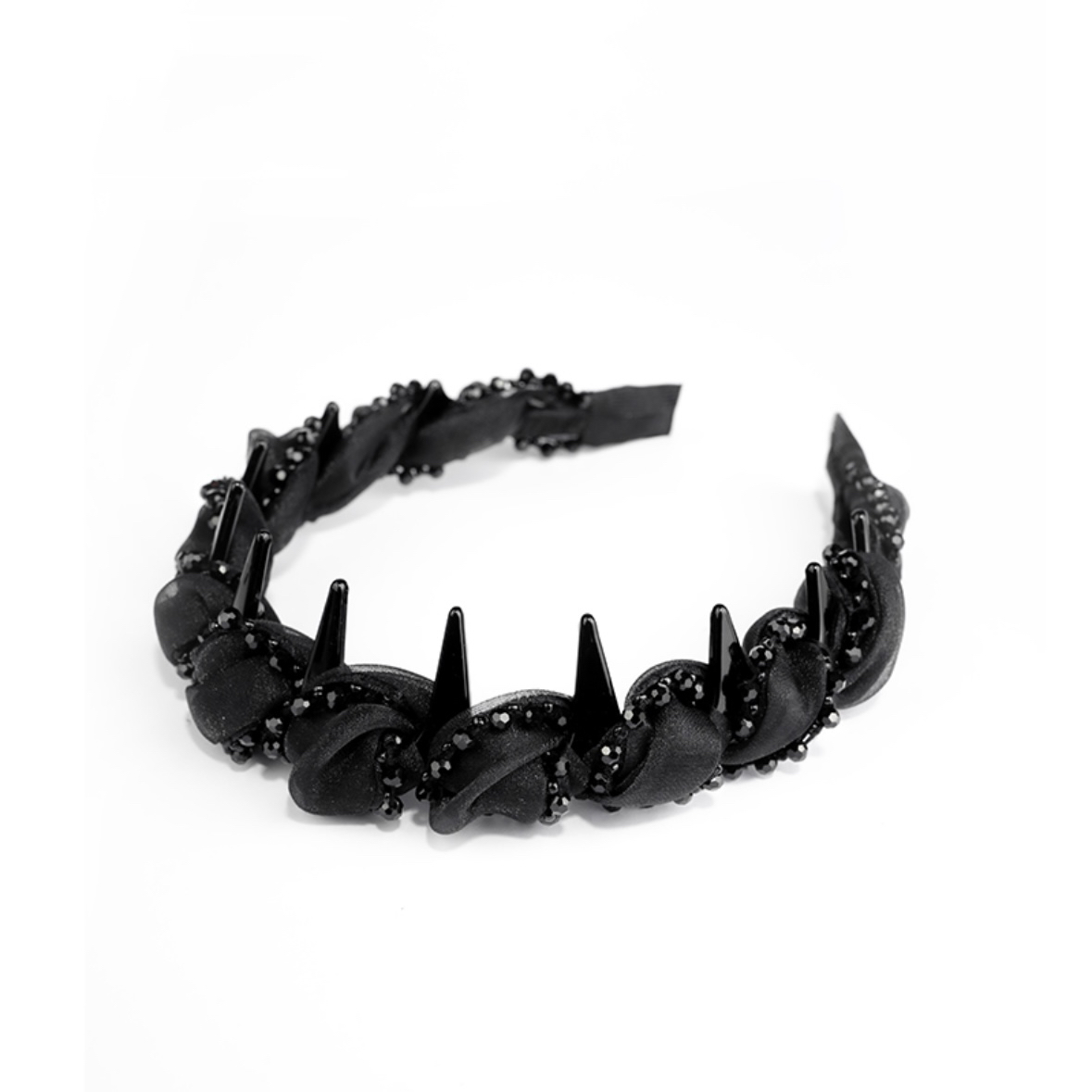 赫本风泡芙云朵透气发箍