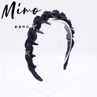 高顱頂頭箍百搭發(fā)飾 東方之珠赫本風(fēng)發(fā)箍氣質(zhì)時(shí)尚 四葉草發(fā)箍
