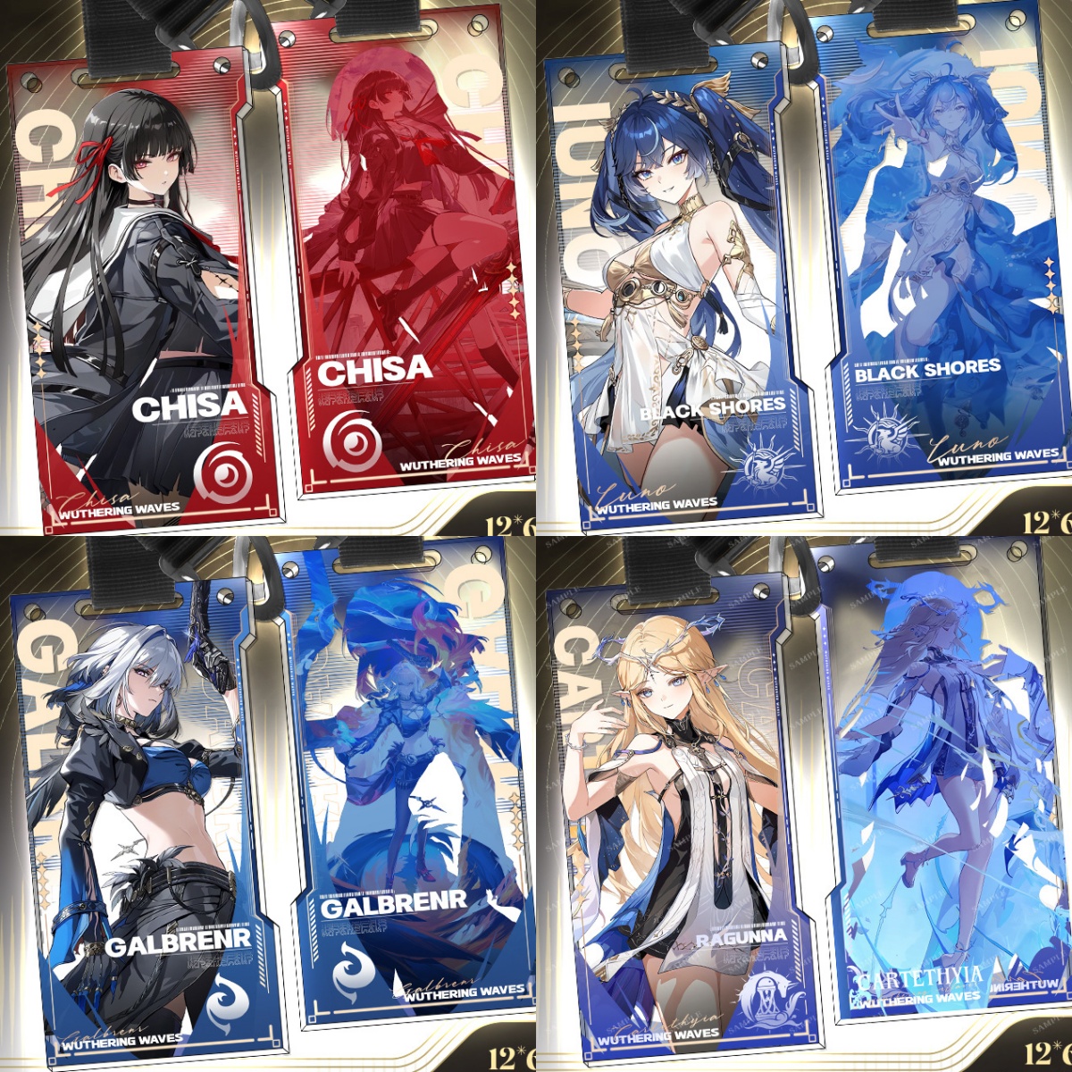 鸣潮游戏周边通行证挂件千咲尤诺嘉贝莉娜卡提希娅千咲亚克力装饰