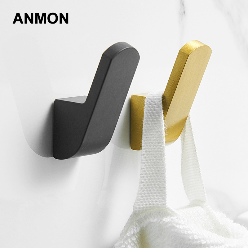 免打孔太空铝挂衣钩单钩