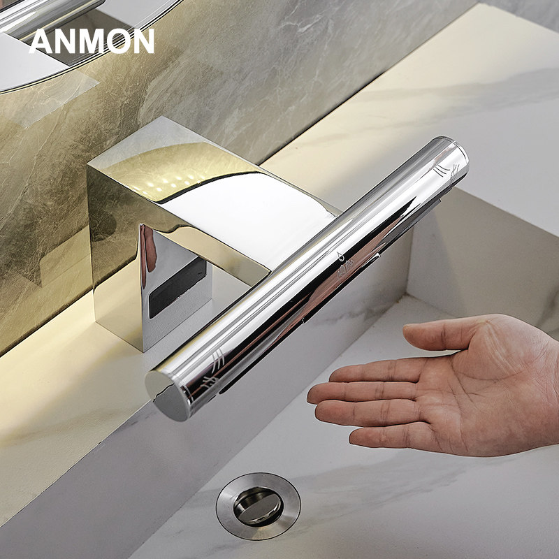 全自动感应龙头干手器卫生间商用出水出风二合一多功能洗手烘干机