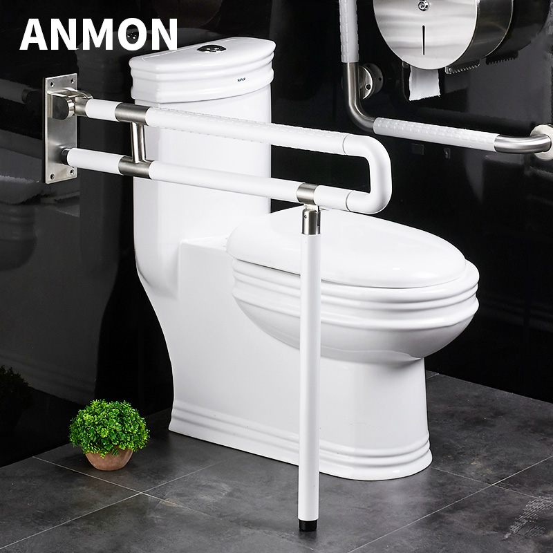 残疾人卫生扶手坐老人栏杆防滑便器把手浴室叠安全无障碍折间马桶