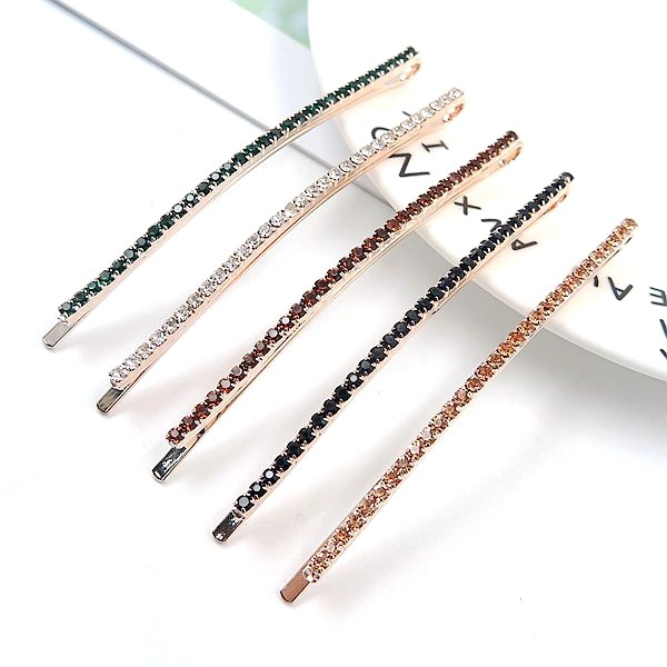 发饰一字夹加长水钻韩国发夹大号水晶边夹简约刘海夹盘头碎发卡子,饰品/流行首饰/时尚饰品新,发饰,淘宝优惠券,粉丝福利购,淘宝优惠卷