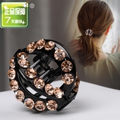 韩国进口水钻发夹发抓中号简约盘发小号夹子发夹刘海抓夹顶夹发饰