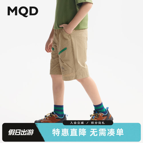 MQD童装男童工装短裤夏装新款儿童宽松五分休闲裤百搭短裤