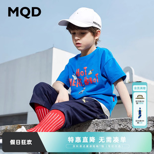 宝宝卡通T恤夏季 MQD童装 夏儿童宽松洋气短袖 男童短袖 上衣 T恤时尚