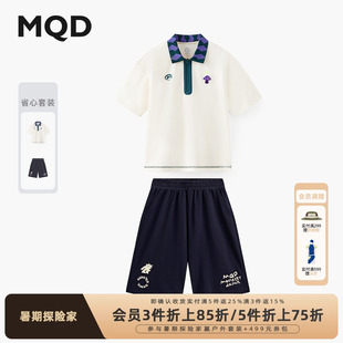 2025夏季 儿童polo衫 套装 学院风男童短 新款 VIP MQD童装