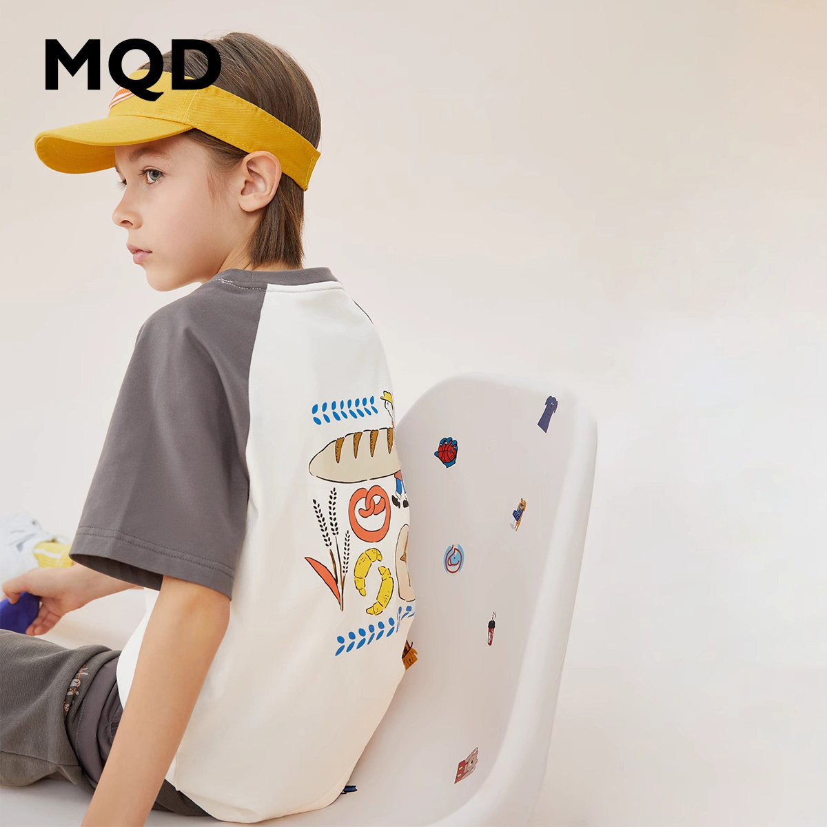 【云朵棉】MQD童装男童年夏季卡通面包短袖清凉T恤中大童潮