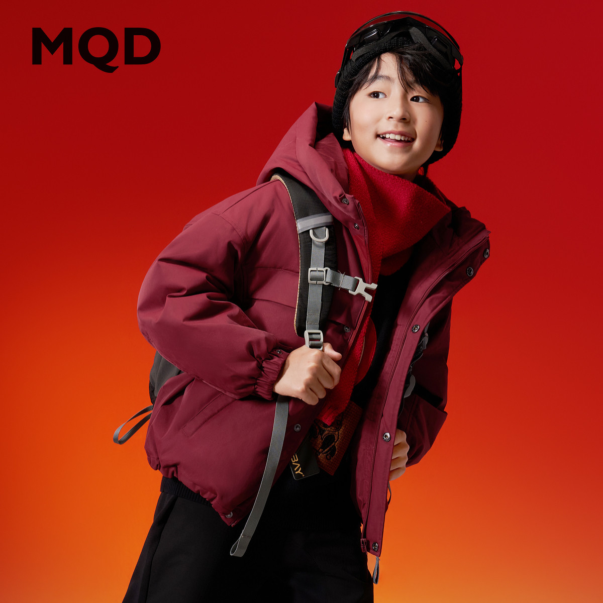 MQD童装儿童冬季男童加厚羽绒服图片