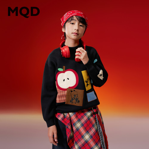 MQD马骑顿男童冬季毛衣