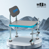 智飞铝合金小钓凳便携钓鱼凳多功能轻量化全地形休闲野钓专用椅凳