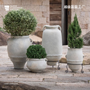 超级盆盆工厂室外客厅落地复古水泥大花盆陶罐酒店户外庭院