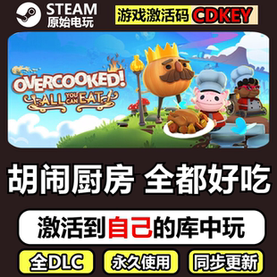 胡闹厨房全都好吃Steam正版CDK激活码全DLC单机游戏Overcooked