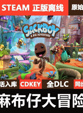 麻布仔大冒险Steam正版离线CDKEY激活码全DLC单机游戏Sackboy