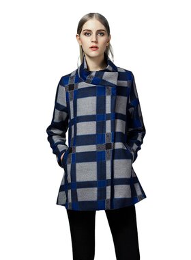 奈昕让您穿着漂亮个性化私人订制 97532 Woolen coat复古风高领拉