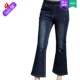 女潮喇叭裤 高档货124704 气场流行早春百搭牛仔喇叭裤 奈昕正品