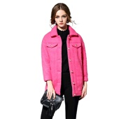 奈昕个性 方领纯 coat欧美风新款 化私人订制潮流馆 110464