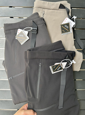 鸟家gama pant加绒厚款男休闲裤三防吸湿排汗速干简约百搭冲锋裤