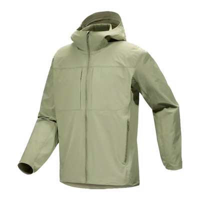 平替袅家Gamma MX春秋风壳连帽软壳夹克男士轻薄防晒透气防风外套